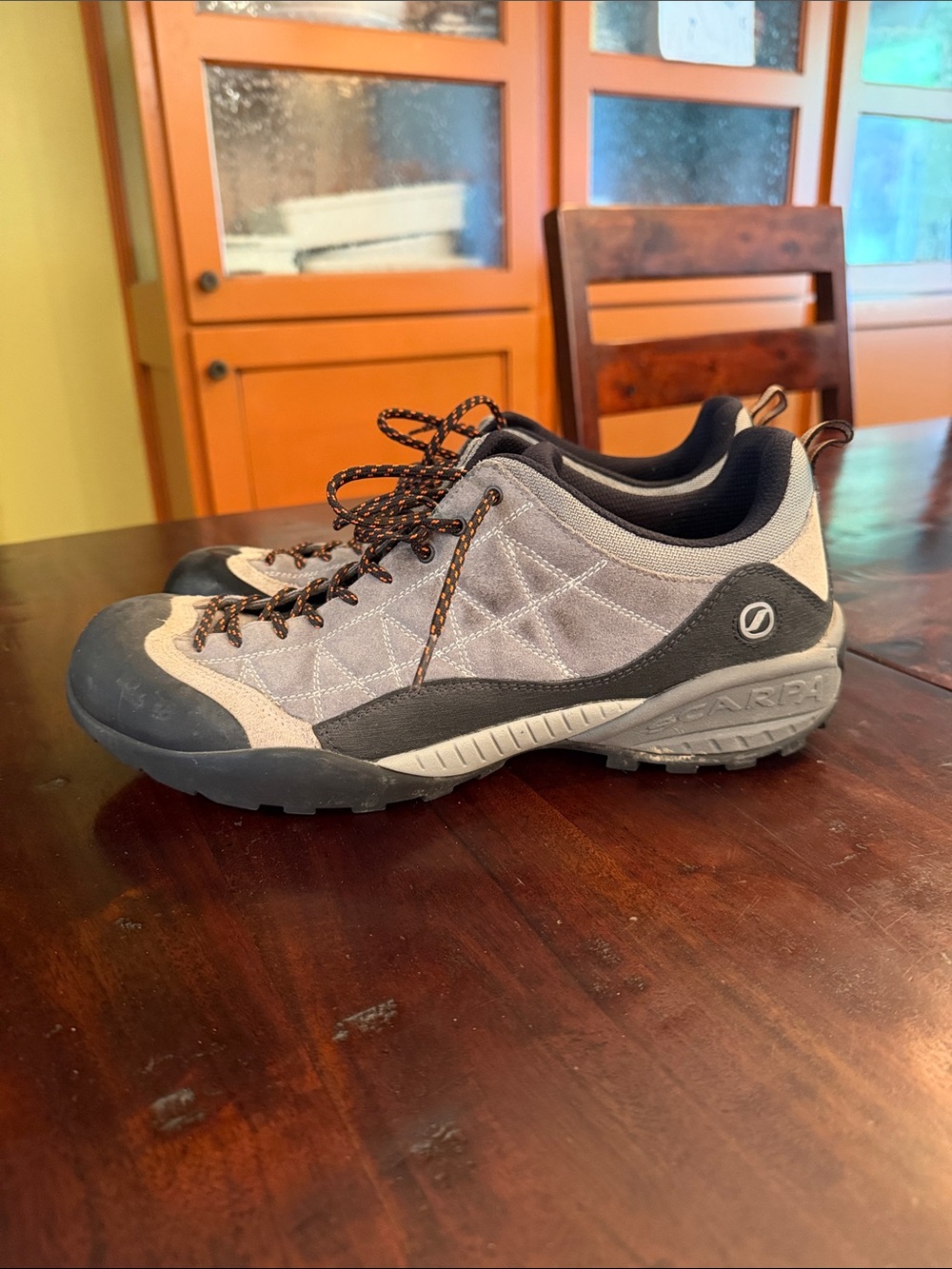 Scarpa Men's Low-Profile Trail Shoes - Gray and Black